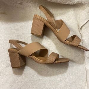 Corso Como faux snake pattern heels